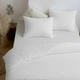 Комплект постельного белья Zastelli Евро 200х220 см White/white хлопковая жатка Белый (2555000013676) - изображение 3