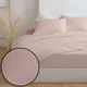 Комплект постельного белья Zastelli Двуспальный 175х210 см 11-2409 Delicacy/Delicacy хлопковая жатка Розовый (2555000013683) - изображение 2