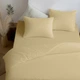 Комплект постельного белья Zastelli Евро 200х220 см 12-0712 Vanilla/Vanilla хлопковая жатка Ванильный (2555000013751) - изображение 3