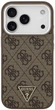Etui plecki Guess 4G Triangle Logo MagSafe do Apple iPhone 17 Pro Max Brown (3666339517625) - obraz 3