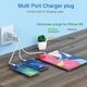 Зарядний пристрій Rekavin 4 порти USB, адаптер 25W/5A з інтелектуальним зарядом (1 шт,англійська розетка) - зображення 5