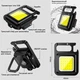 Фонарик карабин Keychain Light W5130 магнитный 7 режимов - изображение 7
