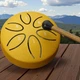 Глюкофон Miwayer 3" 8см 6 нот Desert Yellow Язычковый барабан с палочкой для релаксации медитации и йоги - изображение 2