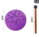 Глюкофон Miwayer 3" 8см 6 нот Fialk Violet Язычковый барабан с палочкой для релаксации медитации и йоги - изображение 3