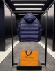 Чоловічий пуховик Louis Vuitton з капюшоном, короткий, синій, натуральний пух 2XL - зображення 5