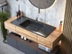 Раковина, Умывальник накладной Luxor Creativ Low 100 Black - изображение 1