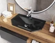 Раковина, Умывальник, накладной Luxor Calvin Low 60 Black - изображение 2