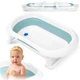 Дитяча складана ванночка RK-281 біло-блакитна - зображення 1