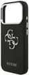 Etui plecki Guess Grained Big 4G Classic Logo do Apple iPhone 17 Pro Max Black (3666339518103) - obraz 5
