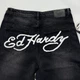 Джинсы ED HARDY JEANS брюки baggy rap pants ед харди y2k sk8 M - изображение 4
