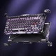 Клавиатура магнитная GravaStar Mercury V75 Pro 80keys, GravaStar x Gateron Jade Gaming, USB-A, 8k, RGB, Iron Purple - изображение 4