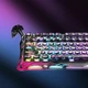 Клавіатура магнітна GravaStar Mercury V75 Pro 80keys, Magnetic Jade Gaming, 8K, USB-A, RGB, Neon Graffiti - зображення 4