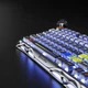 Клавиатура механическая GravaStar GS_K1_PRO_S_CGRY Mercury K1 Pro 80keys, GravaStar GS_K1_PRO_S_CGRY x Kailh Speedy Mint, BT/WL/USB, Interstellar Silver - изображение 11