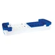 Степ-платформа 3-ступінчаста HMS AS005 White/Blue - зображення 6