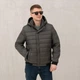 Мужская куртка демисезонная большого размера UF-Fashion 35-1-скф 54 оливковый - изображение 1