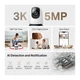 IP-камера MERCUSYS MC230 5MP N300 microSD, обнаружение движения, ИИ. (649205) - изображение 4