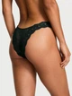 Мереживний комплект білизни Victoria's Secret Бюстгальтер балконет 75C(34C) та Трусики бразиліани з низькою посадкою S Смарагдовий - зображення 5