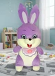 Мягкая игрушка Colorful Home Зайчик ушастик, с пледом внутри, сиреневый - изображение 1