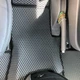 Комплект ковриков Star-Tex на 1-й ряд на Hyundai H-1 II (2007 - ) 1+1 EVA/Ромб Черный + Серый - изображение 5
