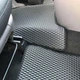 Комплект ковриков Star-Tex на 1-й ряд на Hyundai H-1 II (2007 - ) 1+1 EVA/Ромб Черный + Серый - изображение 4