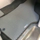Комплект ковриков Star-Tex на 1-й ряд на Hyundai H-1 II (2007 - ) 1+1 EVA/Ромб Черный + Серый - изображение 2