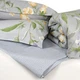 Простынь MBM HOME "Песня цветов" 160x230 см серо-голубая (BL-FS-09 GRAY) - изображение 3
