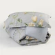 Простынь MBM HOME "Песня цветов" 160x230 см серо-голубая (BL-FS-09 GRAY) - изображение 4