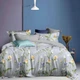 Простынь MBM HOME "Песня цветов" 160x230 см серо-голубая (BL-FS-09 GRAY) - изображение 7