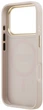 Панель Guess Peony Hot Stamp MagSafe для Apple iPhone 17 Pro Max Pink (3666339519865) - зображення 6
