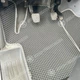 Комплект ковриков Star-Tex на 1-й ряд на Mercedes-Benz Vito W639 (2003 - 2014) 1+1 EVA/Сота большая Черный + Серый - изображение 3