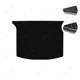 Коврик в багажник Star-Tex на Citroen Xsara Picasso (1999 - 2012) текстиль/Monaco Черный - изображение 1