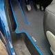 Комплект ковриков Star-Tex на 1-й ряд на Renault Trafic II (2001 - 2014) левый руль 1+2 EVA/Ромб Черный - изображение 4