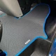 Комплект ковриков Star-Tex на 1-й ряд на Renault Trafic II (2001 - 2014) левый руль 1+2 EVA/Ромб Черный - изображение 3