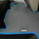 Комплект ковриков Star-Tex на 1-й ряд на Renault Trafic II (2001 - 2014) левый руль 1+2 EVA/Ромб Черный - изображение 2