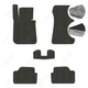 Комплект килимків до салону Star-Tex на BMW 1-Series E81 (2004 - 2013) 3-х дверна версія текстиль/Magnum Сірий + Чорний - зображення 1
