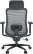 Кресло компьютерное офисное эргономичное OfficePro Wave OC599-B-DG-DG Black/Dark Gray - изображение 4