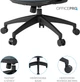 Кресло компьютерное офисное эргономичное OfficePro Balance OC550-B-DG-DG Black/Dark Gray - изображение 17