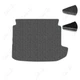 Коврик в багажник Star-Tex на Chery A3 (2008 - ) хетчбек текстиль/VAG Графит + Серый - изображение 1