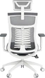 Кресло компьютерное офисное эргономичное OfficePro Balance OC550-W-DG-DG White/Dark Gray - изображение 4