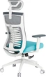 Кресло компьютерное офисное эргономичное OfficePro Balance OC550-W-DG-BL White/Dark Gray/Blue - изображение 7