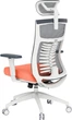 Кресло компьютерное офисное эргономичное OfficePro Balance OC550-W-DG-OR White/Dark Gray/Orange - изображение 9