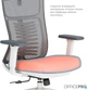 Кресло компьютерное офисное эргономичное OfficePro Balance OC550-W-DG-OR White/Dark Gray/Orange - изображение 13