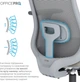 Кресло компьютерное офисное эргономичное OfficePro Wave OC599-G-G-G Gray - изображение 12