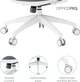 Кресло компьютерное офисное эргономичное OfficePro Balance OC550-W-DG-DG White/Dark Gray - изображение 18