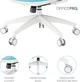 Кресло компьютерное офисное эргономичное OfficePro Balance OC550-W-DG-BL White/Dark Gray/Blue - изображение 18