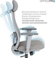 Кресло компьютерное офисное эргономичное OfficePro Wave OC599-G-G-G Gray - изображение 16