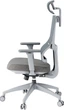 Кресло компьютерное офисное эргономичное OfficePro Elegant OC600-G-DG-DG Gray/Dark Gray - изображение 8