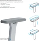 Кресло компьютерное офисное эргономичное OfficePro Elegant OC600-G-DG-DG Gray/Dark Gray - изображение 15