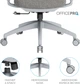 Кресло компьютерное офисное эргономичное OfficePro Elegant OC600-G-DG-DG Gray/Dark Gray - изображение 18