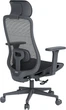 Кресло компьютерное офисное эргономичное OfficePro Wave OC670-B-B-B Black - изображение 6